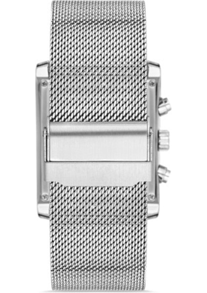 Erkek Çelik Hasır Kordon Kol Saati Çelik Kasa Paslanmaz Çelik Su Geçirmez 2 Yıl Garantili Fonksiyonlar Aktif Çalışır Kutulu Hızlı Teslimat Premium Kare Model modelleri