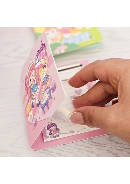 Cute Girl Mini Sekreter Dosyası Not Defteri modelleri