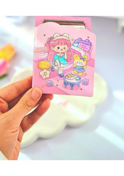 Cute Girl Mini Sekreter Dosyası Not Defteri fırsatları