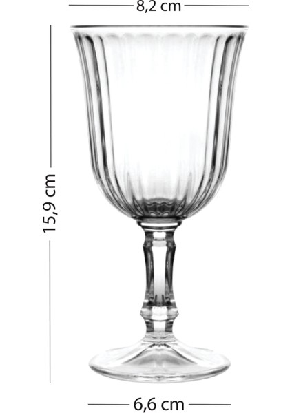 Clara 4'lü Su Kadeh Seti 240 cc indirimleri