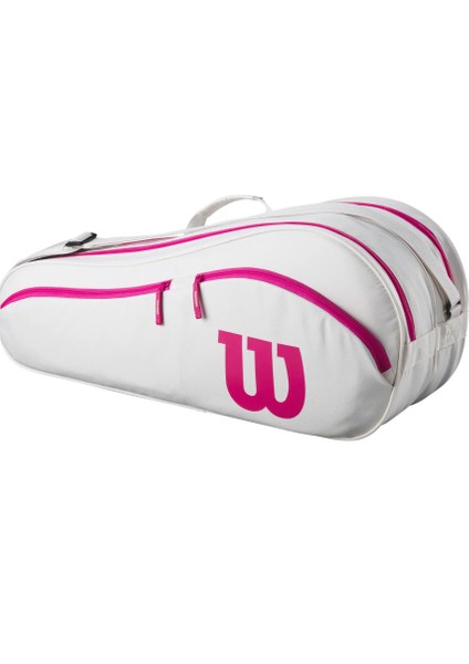 Advantage 6 Lıtenis Raket Çantası 2025 - Beyaz/pembe