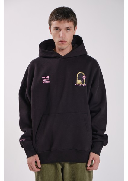 Stairway Siyah Relaxed Fit Hoodie fiyatları