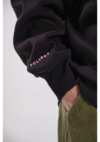 Stairway Siyah Relaxed Fit Hoodie indirimleri