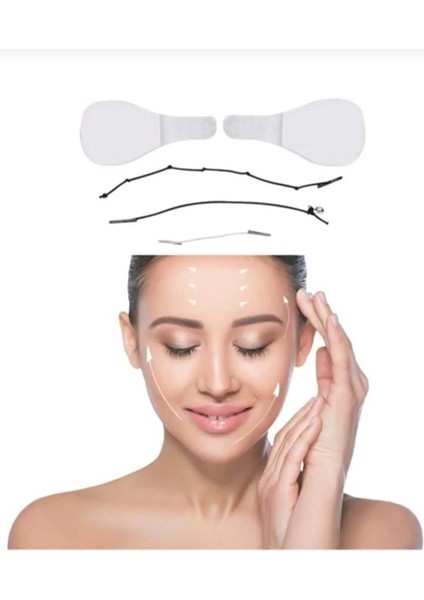 Yüz Kaş Göz Boyun Alın Kırışık Giderme Gerdirme Bantları Lastikleri modelleri