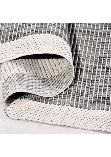 Andora Bej Gri Bordürlü Hasır Dokulu Sisal Çerçeveli Halı - AS07 modelleri