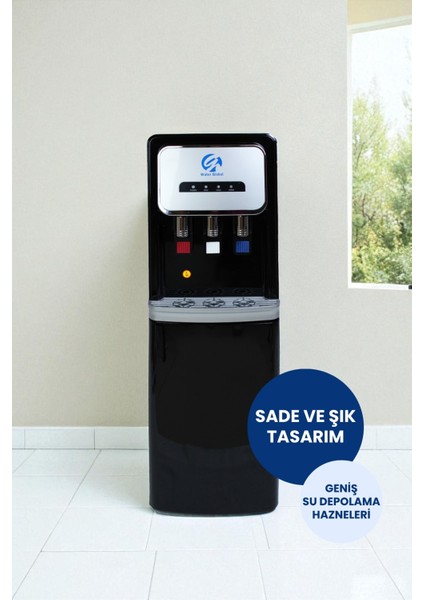 Arıtmalı Su Sebili 80 Gpd Ro - Sıcak, Ilık ve Soğuk Su - 3 Musluklu (Üreticiden) fırsatları