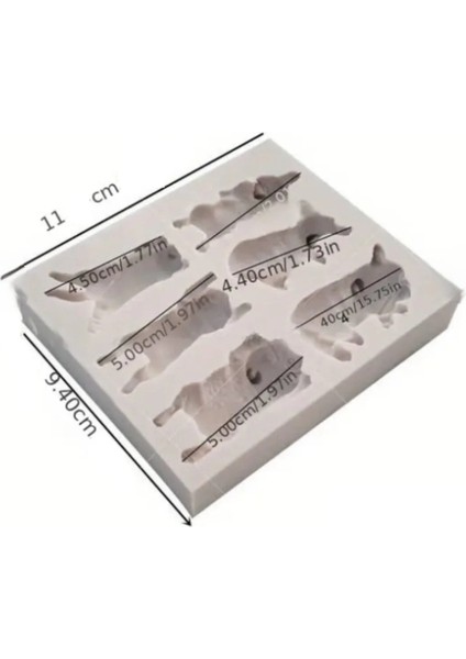 Uyuyan Köpekler Figür Silikon Kalıp Epoksi Reçine Taş Tozu Mum Kek Pasta Süsleme Silikon Kalıbı fiyatları