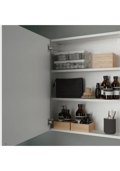 Enhet Banyo Duvar Dolabı Beyaz 60 x 17 x 75 cm 1 Kapaklı fiyatları