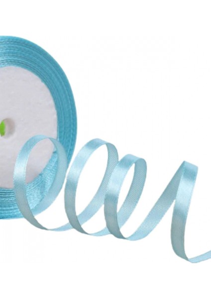 Saten Kurdele 6 mm Mint 1 Metre