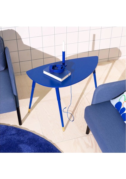 Lövbacken Orta Sehpa Mavi 77 x 39 cm modelleri