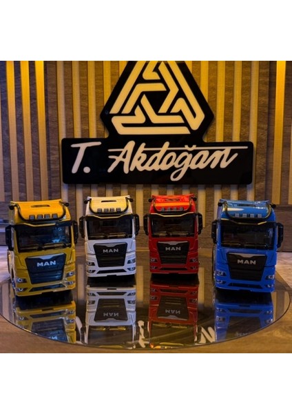 Logolu Tır Maketi 4lü Set (Dorsesiz)