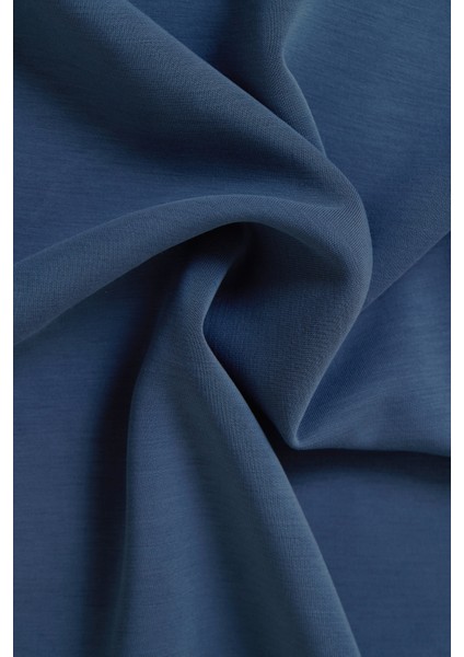 Koyu Gri Yüksek Bel Lastikli Düz Paça Modal Pantolon