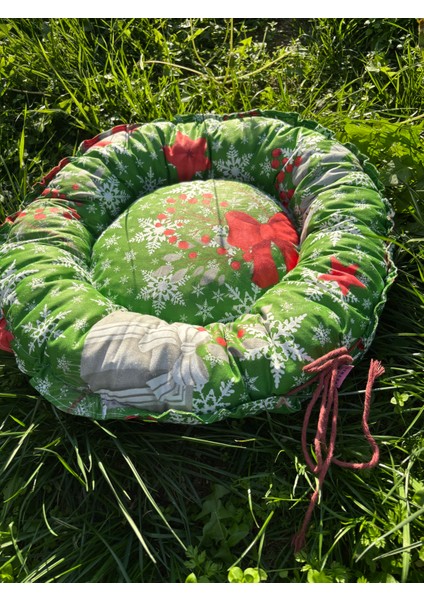 Kedi ve Köpek Yatağı Minderi (Yılbaşı) 50 cm fırsatları