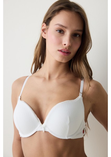 Lol Up Pointel Kar Beyaz Sütyen