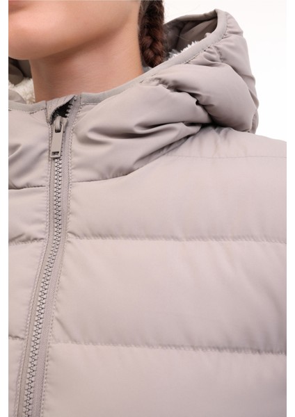 Wl 2bruka-01 5pr Vizon Kadın Kısa Kaban fırsatları