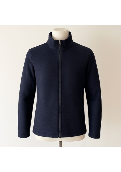 Lacivert Polar Fermuarlı Unisex Sweatshirt fiyatları