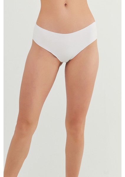 #izbırakmaz Fresh Görünmez Pamuklu Beyaz Hipster Külot
