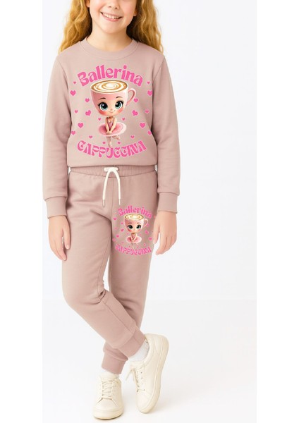 Kız Çocuk 3 Iplik Şardonlu Görsel Baskılı Alt-Üst Takım-3 -10 Yaş 12410 fiyatları