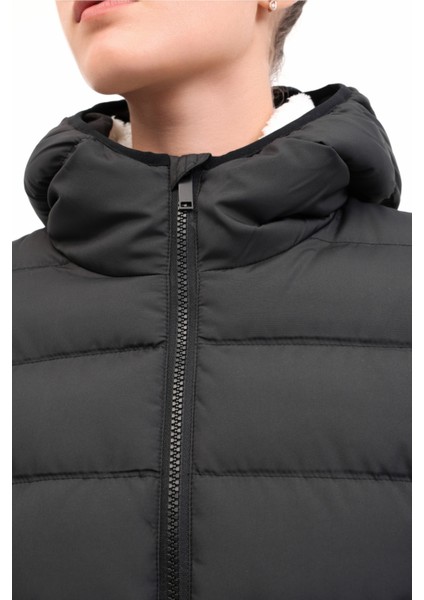 Wl 2bruka-01 5pr Siyah Kadın Kısa Kaban fırsatları