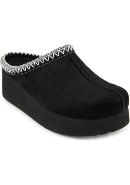 Kuwala Kadın Siyah Platform Terlik