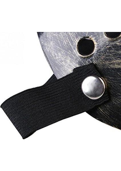 Jason Maskesi Hannibal Maskesi Metal Gümüş Renk 20X25 cm modelleri