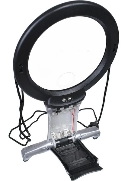 2x 6x LED Eller Serbest,boyun Asılı,dıkış,okuma Için En Uygun Büyüteç 11B1