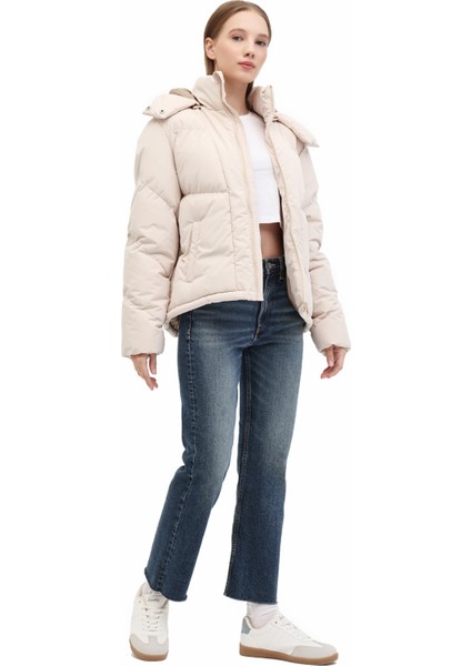 Wl 2W-KX-CROP 5pr Bej Kadın Kısa Kaban modelleri