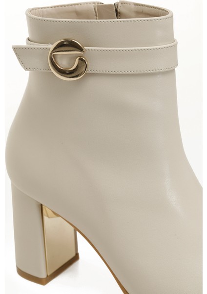 Inci Incı Mars Pr Bej Kadın Topuklu Bot