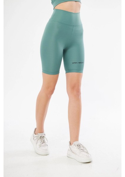 Biker Sporcu Şort - Mint Yeşil -Vlmr indirimleri
