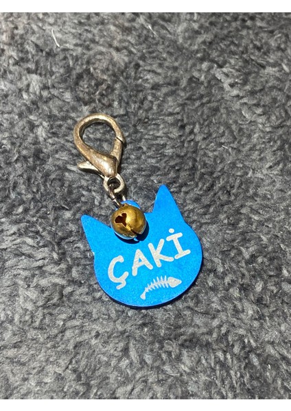 Kedi Şeklinde Mavi Köpek Isimliği / Künyesi fırsatları