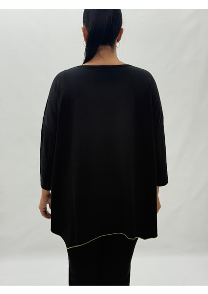 Büyük Beden Viskon Taşlı Boncuk Detaylı Kapri Kol Oversize Kadın Bluz fırsatları