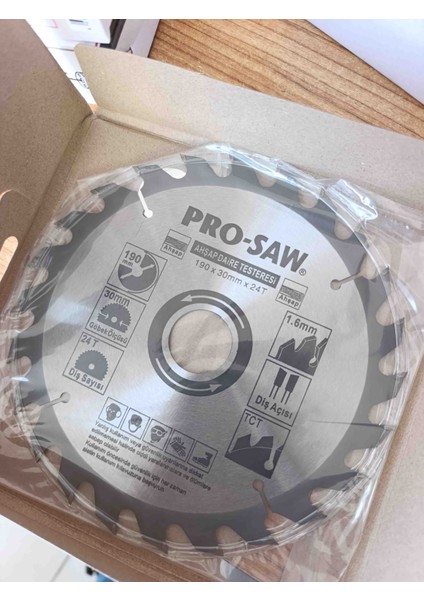 190MM 24 Diş Sunta Parke Mdf Testeresi fiyatları