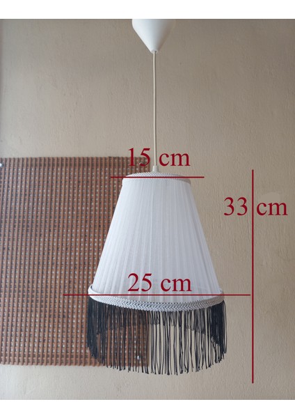 Beyaz Organze Avize M-0352 Yatak Odası Çocuk Odası Genç ve Bebek Odası Avize Aydınlatma Sarkıt fiyatları