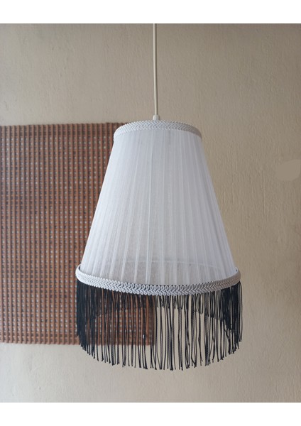 Beyaz Organze Avize M-0352 Yatak Odası Çocuk Odası Genç ve Bebek Odası Avize Aydınlatma Sarkıt modelleri