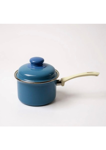 Sütlük & Sosluk & Yumurta Haşlama Tenceresi Mini Turkuaz ( 0,9 Lt )