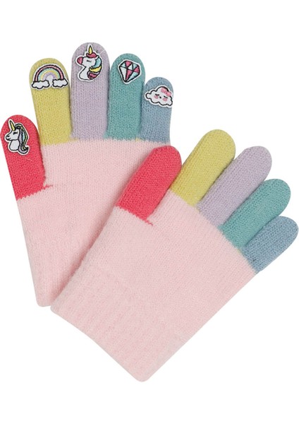Pınk Patch Eld G-5pr Lila Kız Çocuk Eldiven
