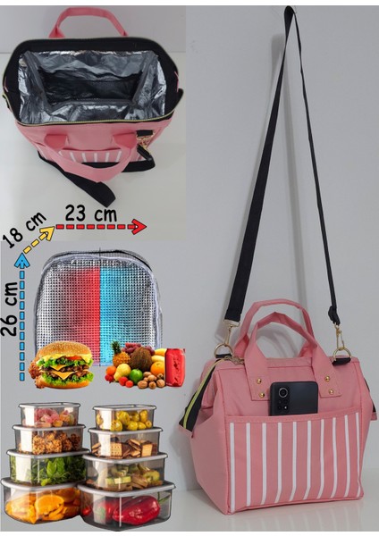 Anne Bebek Askılı Taşıma Çantası Isı Yalıtımlı Termal Termoslu Yemek, Mama, Beslenme, Gıda Çantası fiyatları