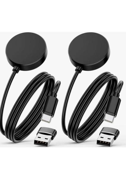 Samsung Galaxy Watch 3/4/5/6/7/8/active/fe/ultra Uyumlu Typ-C + USB Çevirici Şarj Cihazı Aleti Kablo fırsatları