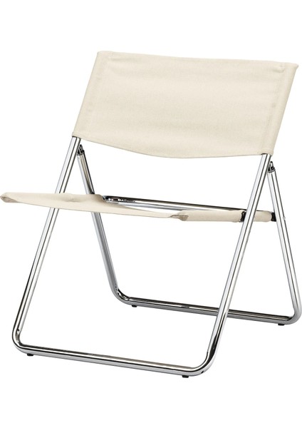 Mofalla Tekli Koltuk Paslanmaz Çelik Bej