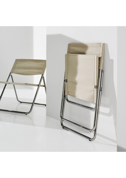 Mofalla Tekli Koltuk Paslanmaz Çelik Bej indirimleri