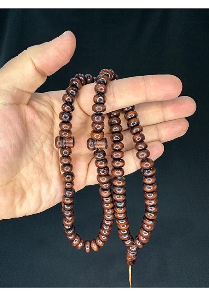 Zeytin Ağacı 99'luk Tesbih Kahverengi Renk 10,5mmx7,5mm T-769 modelleri