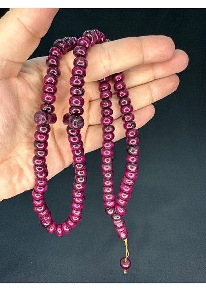 Zeytin Ağacı 99'luk Tesbih Bordo Renk 10,5mmx7,5mm T-768 modelleri