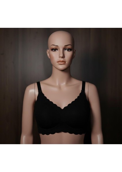 Balensiz Yumuşak Dolgulu Geniş Askılı Ribana Günlük Bralet