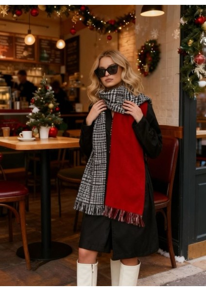 Kadın Çift Taraflı Atkı Yumuşak Kalın fiyatları