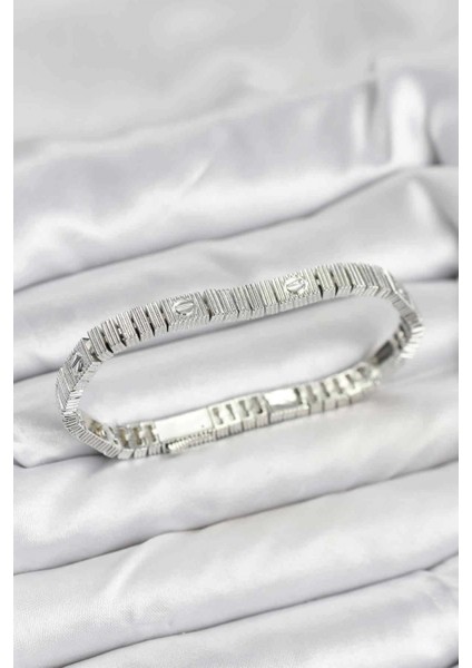 Gümüş Renk VIP Seri Bileklik - TJ-BB8077