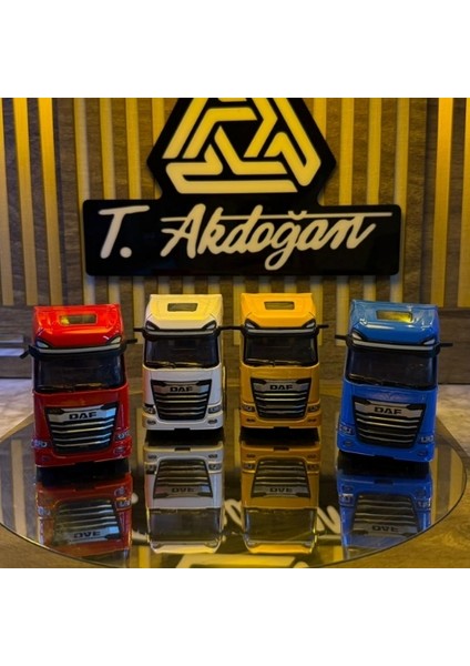 Logolu Tır Maketi 4lü Set (Dorsesiz)