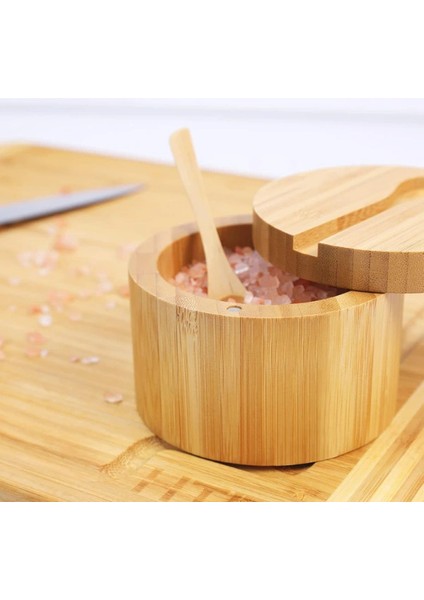 Ahşap Kaşıklı Baharatlık