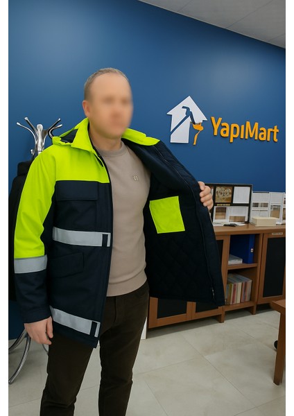 Çok Amaçlı Şapkalı Işçi Mont ve Kaban Reflektörlü Parka 1.sınıf Kalite fiyatları