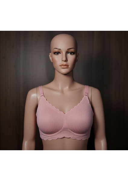 Balensiz Yumuşak Dolgulu Geniş Askılı Ribana Günlük Bralet