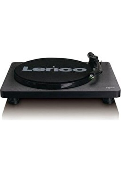 L-30BK Pikap USB Kayıt Özellikli Yarı Otomatik Ahşap Tasarım Siyah indirimleri